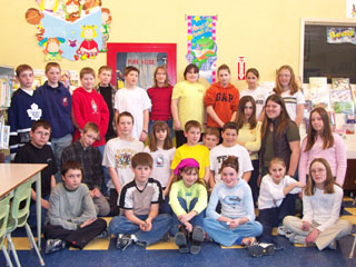 Students from Upper Gullies Elementary, Newfoundland, Canada