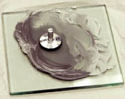 Image of mirror and slurry
