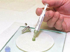 Using the syringe